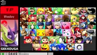 Super Smash Bros 4 All Characters And Alternate Costumes  Colors 3DSWII U [upl. by Jackelyn]