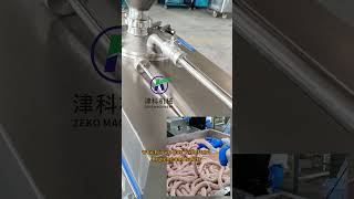 Hydraulic enema machine can fill a variety of sausages Hydraulicsingletubesausagefillingmachine [upl. by Omsare]