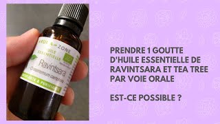 Synergie avec lhuile essentielle de ravintsara et de tea tree [upl. by Atalante543]