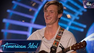 Jonny Brenns Auditions for American Idol With Original Love Song  American Idol 2018 on ABC [upl. by Dionisio]