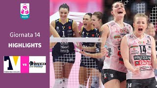 Trento  Conegliano  Highlights  14 Giornata Campionato 2324  Lega Volley Femminile [upl. by Tollman457]