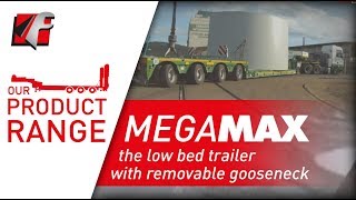 FAYMONVILLE MegaMAX  The low bed trailer with removable gooseneck [upl. by Boatwright275]