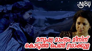 മനുഷ്യ മാംസം മീനിന് കൊടുത്ത പെൺ ഡ്രാക്കുള  Shadrishya Vakyam  Sheelu Abraham  Shajon  Film Scene [upl. by Kleper]