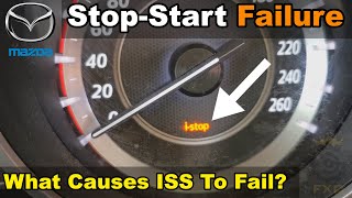 istop Warning Light On In Mazda  How To DIY Fix  Step By Step Instructions [upl. by Markus]