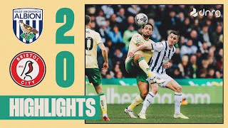 West Brom 20 Bristol City  Highlights [upl. by Savil]