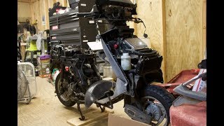 1986 Honda Elite CH150 repairrestoration Part1 [upl. by Appleton]