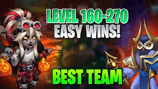 Best Team Guide for Music of Chaos Boss Levels 160 to 270  Hero Wars Strategy [upl. by Ydnem]