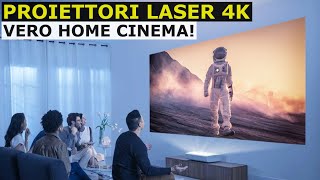 MIGLIORI PROIETTORI LASER a TIRO CORTO con Risoluzione 4K Il Vero Cinema a Casa Tua [upl. by Acyre495]