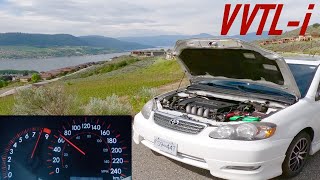 Epic VVTLi Sound  Toyota Corolla XRS Hitting Lift [upl. by Holcman]