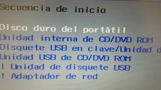 Como Entrar al Bios y Configurar el Booteo de una HP 630 [upl. by Yenobe]