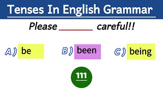 25 English Grammar Tenses Tests That You Should Practice Every Day  English Grammar Quiz Grammar [upl. by Rihaz]