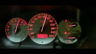 Honda Civic ep3 type R acceleration 2nd gear pull200kmh [upl. by Nosmas]