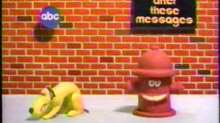 ABC Saturday morning 1992 quotbrick wallquot commercial bumpers [upl. by Leipzig]