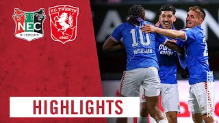 RODE kaart en GOALS in de tweede helft  NEC  FC Twente  Highlights 09042022 [upl. by Caruso]