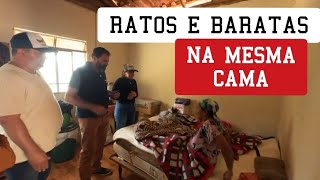 DONA VALÉRIA DORME COM RATOS E BARATAS NA MESMA CAMA EM CARANDAÍ MG [upl. by Ramah]