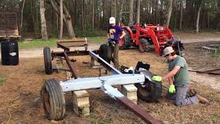 Hay Wagon Restoration [upl. by Ahsiekin]