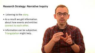 39 Research Strategy Narrative Inquiry [upl. by Hamirak]