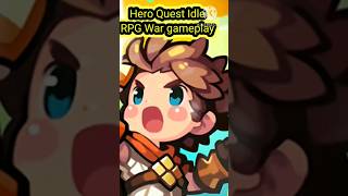 Hero Quest Idle RPG War gameplay music hiphop rap trap beats games brainfart shorts song [upl. by Yevreh531]