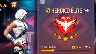 HOY TENGO QUE LLEGAR A HEROICO 5 en FREE FIRE [upl. by Rosenbaum57]