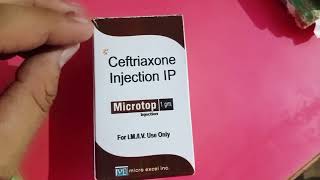 Ceftriaxone injectioninjectionantibiotics बुखारखांसीCeftriaxone 1000 mg injection use in hindi [upl. by Mail]