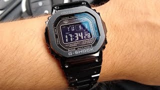 GSHOCK  GMWB5000GD1ER Full Metal Black Unboxing amp First Impressions [upl. by Niai872]