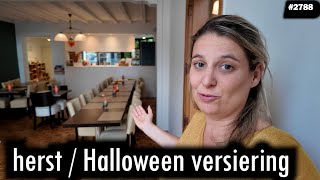 ONZE HERFSTVERSIERING  JOLIEN EN JENNO VLOG 2788 [upl. by Socher569]