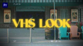 Get the VHS LOOK on any Camera camcorder look tutorial [upl. by Capon]