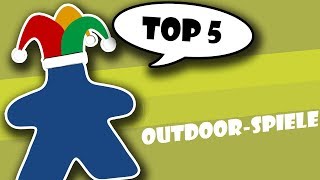 Top 5 Outdoorspiele  Spiele für draußen [upl. by Esiouqrut896]