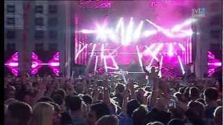 David Guetta playing Afrojack  Cant Stop Me Feat Shermanology Summerburst 2012 HD [upl. by Charil844]