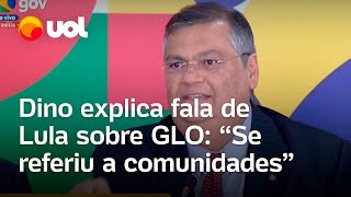 Dino explica fala de Lula que negava intervenção no Rio e diz que ele se referia a GLO em favelas [upl. by Vacla]