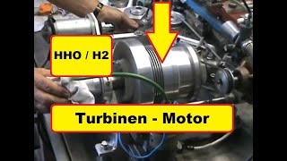 HHO Motor mit Knallgas Wasserstoff Betrieb [upl. by Gibby21]