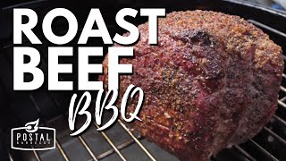 How To Cook Roast Beef On The Grill  How to BBQ Roast Beef [upl. by Lantha]