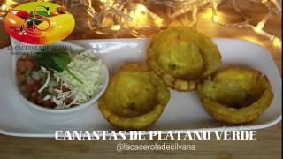 COMO HACER CANASTAS DE PLATANO VERDE  TOSTONES  PATACON [upl. by Wohlert975]