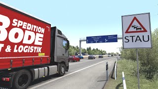 ETS2 v138 RMP Heilbronn MAP 11 v111 Testfahrt mit mehr Stau [upl. by Gae]