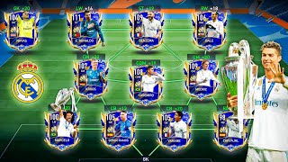 Real Madrid  3x UCL Winning Best Special Squad Builder FIFA Mobile 23 [upl. by Heringer518]