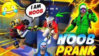 Noob prank in lone wolf 😅 banda dar gya dekhkar🤣🤣 free fire lone wolf gameplay [upl. by Pihc504]