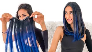 Coloured Hair Extensions  Colour Your Hair Without Damaging it  100 Human Hair Extensions India [upl. by Helali]