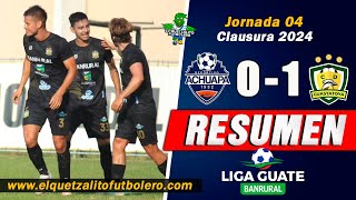 VICTORIA PECHO AMARILLO Achuapa 0 vs Guastatoya 1  Jornada 4 Clausura 2024 Liga Nacional [upl. by Leontina]