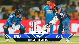 IND vs AFG Today Match Highlights India vs Afghanistan 3rd T20 Match Hindi Highlights [upl. by Ahsikan]