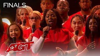 Northwell Nurse Choir Represent The Healthcare HEROS On Americas Got Talent LIVE [upl. by Ycnan128]