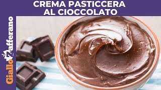 CREMA PASTICCERA AL CIOCCOLATO [upl. by Ahsinelg]