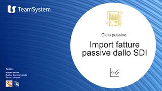 Corso di Contabilità  Video 9 Ciclo passivo come importare fatture passive dallo SDI [upl. by Pritchett]