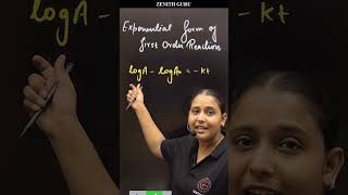 Exponential Form Of First Order Reaction  Rapid Chemistry 044  Class 12  By Nikki maam viral [upl. by Paolo691]