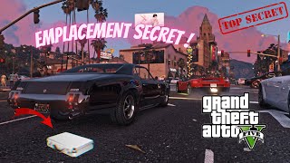 EMPLACEMENT SECRET Comment trouver la malette secrète sur GTA 5 MODE HISTOIRE [upl. by Ellenig]