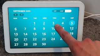 Echo Show Calendar Overview What Works Well And What Doesnt [upl. by Ahsinej]