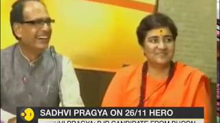 ATS chief Hemant Karkare treated me badly died of his karma Sadhvi Pragya on 2611 hero [upl. by York131]