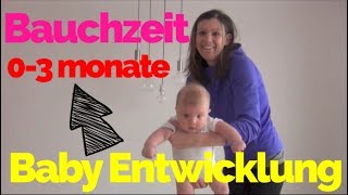 Superbaby ★ 03 Monate ★ BabyGymnastik und Baby Entwicklung App ★ Motorik und spiele [upl. by Tol]