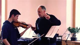 Miguel Negri Violin Masterclass Brahms Scherzo  FAE Violin Sonata [upl. by Debera]