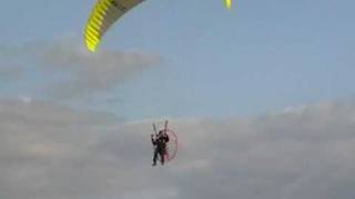 Paramotor crash landing [upl. by Itoyj427]