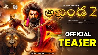 Akhanda 2  Official Trailer  Nandamuri Balakrishna  Boyapati Srinu  Telugu Movies [upl. by Etteuqaj550]